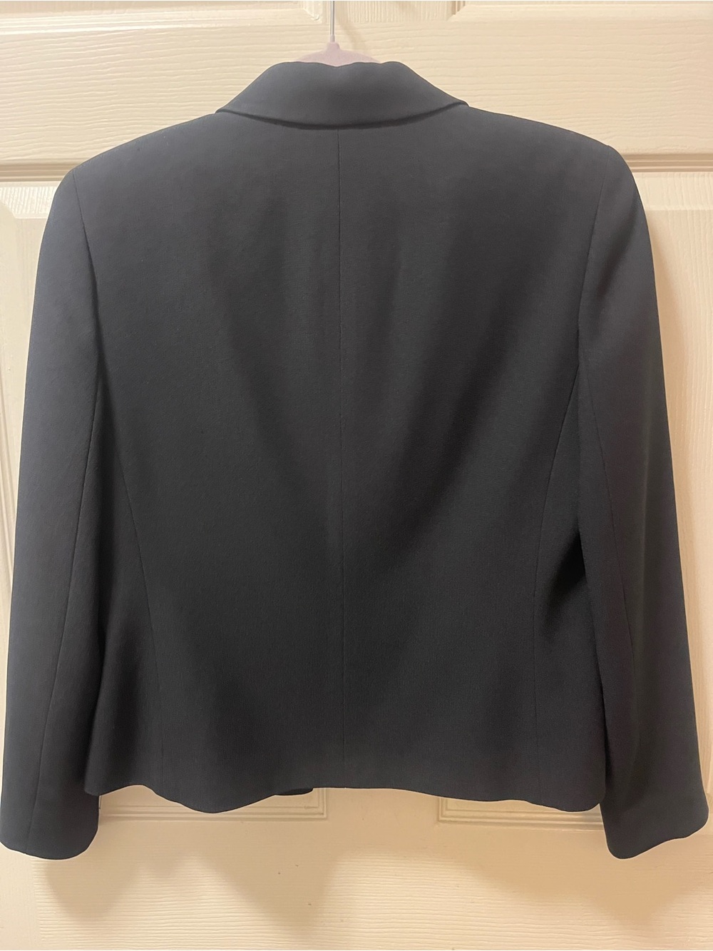 Josephine Chaus Petite 8 Black Button Front Career Blazer Jacket Lined Classic - Picture 3 of 10